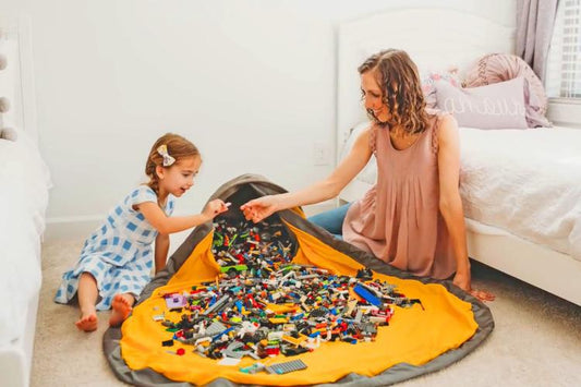 Toy Storage With Play Mat