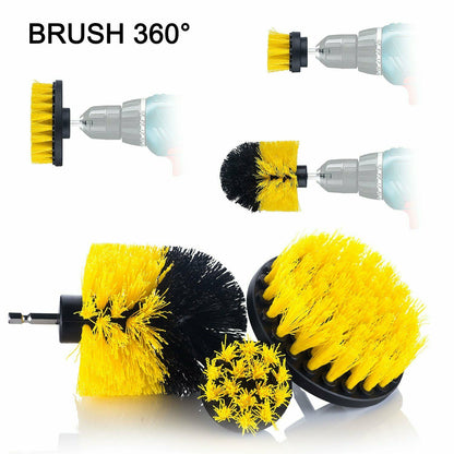 Drill Brush Attachment Set