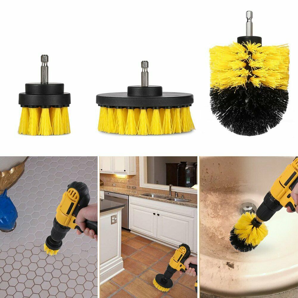 Drill Brush Attachment Set