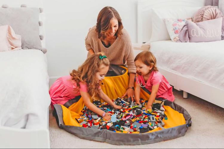 Toy Storage With Play Mat