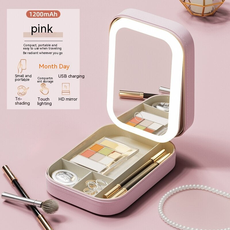 Cosmetic Storage LED Mirror