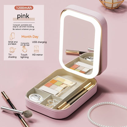 Cosmetic Storage LED Mirror