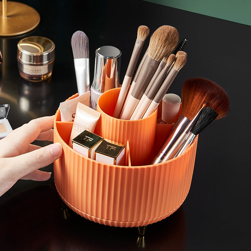 Swivel Makeup Brush Organizer